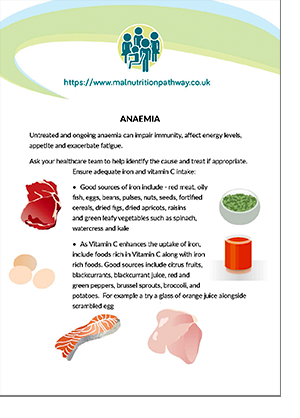 A guide for patients, coping with anaemia, weakness caused by lack of iron